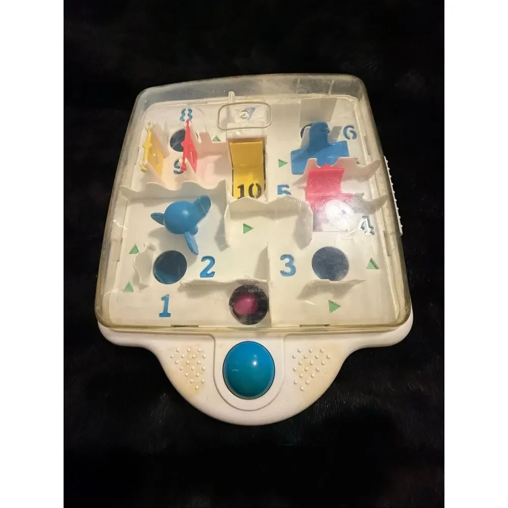 Vintage 1990s 1992 Playskool Maze Pinball Lap Game Ball Balance Toy Retro